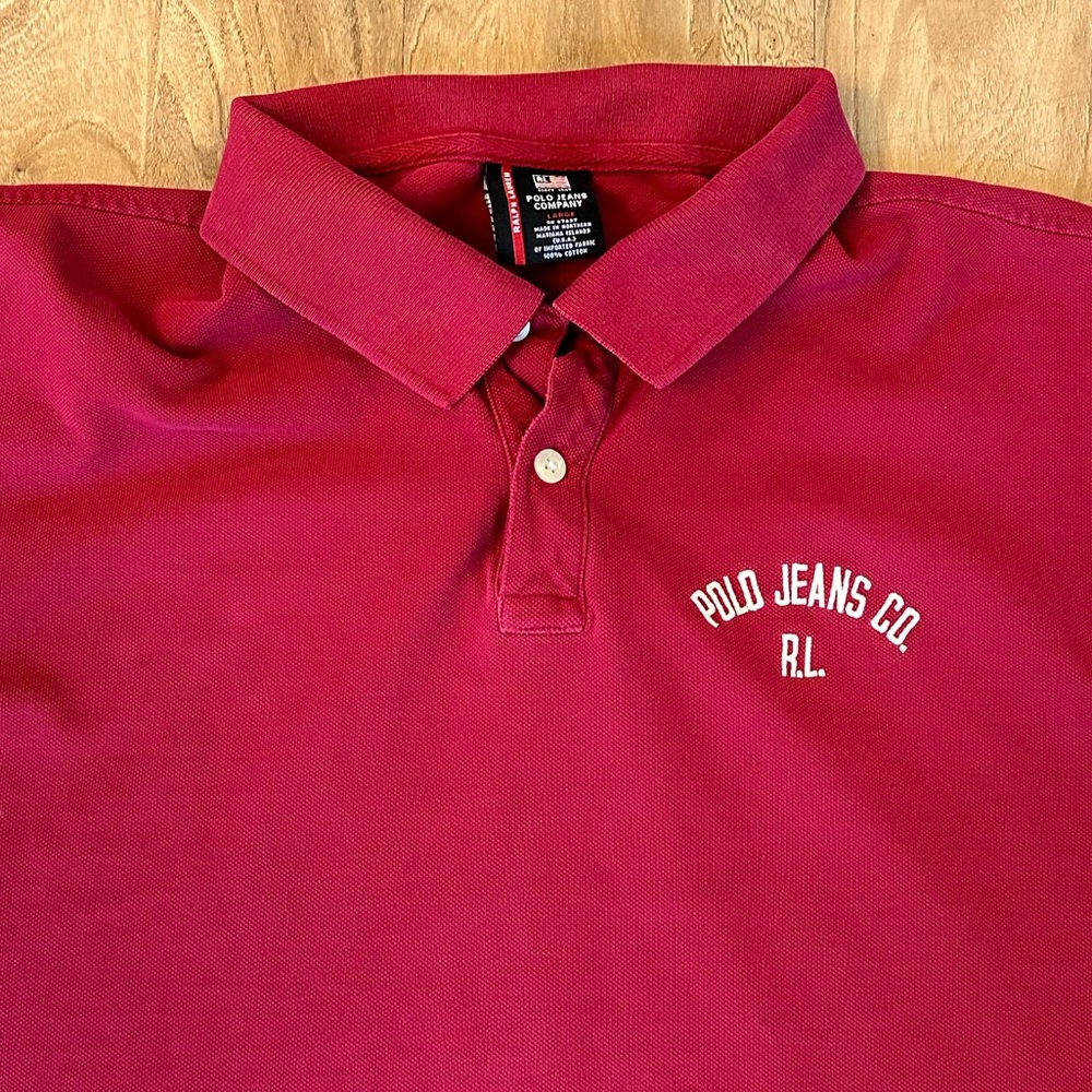 **POLO JEANS CO.** vintage polo SIZE LARGE